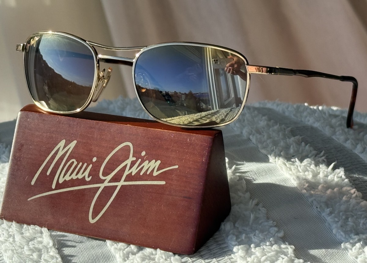 Maui Jim Sextant MJ 152 16 Gold Metal Frame + HCL Bronze Polarized