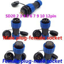 SD20 IP67 1-14pin Waterproof Aviation Connector Plug Socket,Electrical Connector