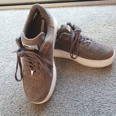 Windsor Smith Sneakers Ladies Sz Grey Silver Suede Platform