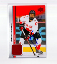 JAMIE LEE RATTRAY autographed '23 Upper Deck TEAM CANADA women RED FOIL card