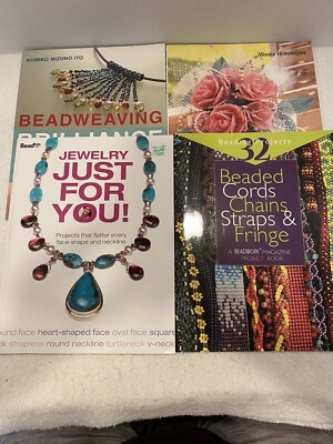 Mixed Lot Of 4 Beading Books, Kumiko Ito, Minako Shimonagase, Bead Style