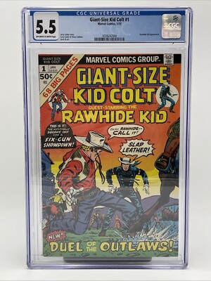 Giant-Size Kid Colt #1 CGC 5.5 Rawhide Kid Appearance Duel of the Outlaws Marvel