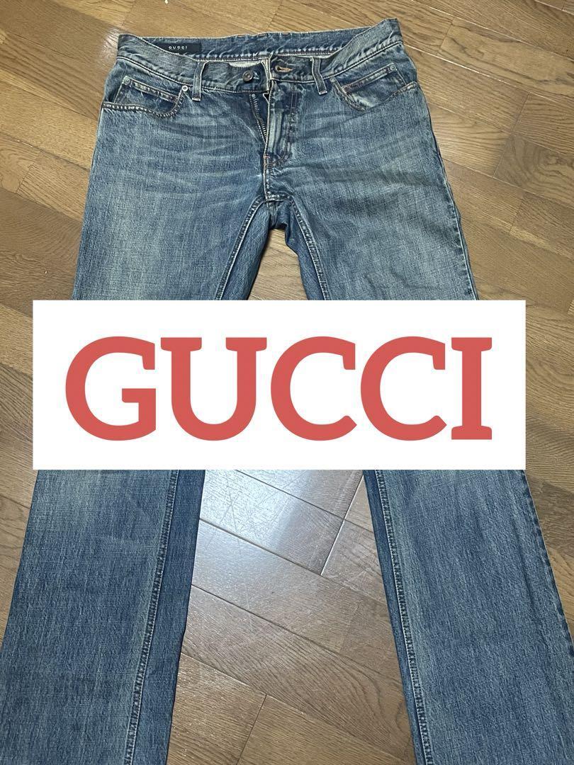 デニム・ジーパン GUCCI '90's' jeans Excellent Used Gucci Denim Jeans Authentic M Rare Jeans