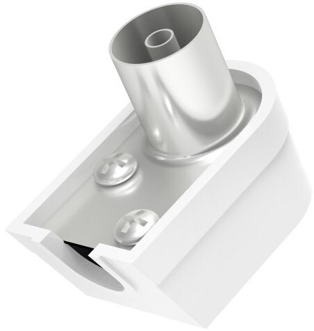 Thumbnail - Hama Antennen-verbindungskabel/adapter Koax Antennen-stecker Gewinkelt