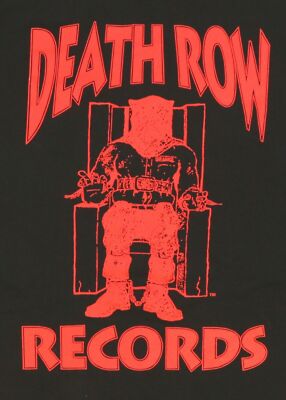 DEATH ROW RECORDS Tシャツ Lサイズ DEATH ROW RECORDS Mirror Doberman Mens Tee - WASHED BLACK at