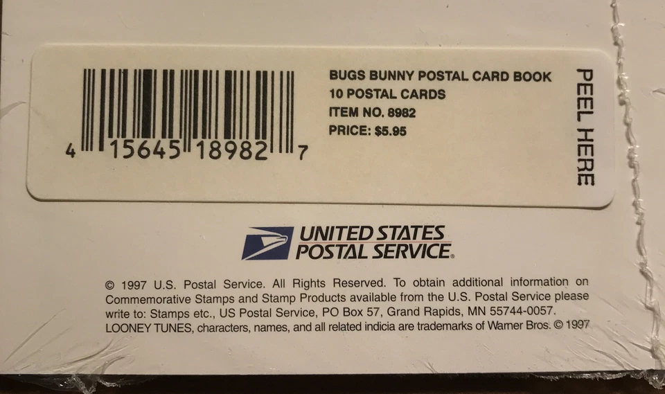 10 BUGS BUNNY 1997 ready to mail  Postal Cards - Image 4 of 4