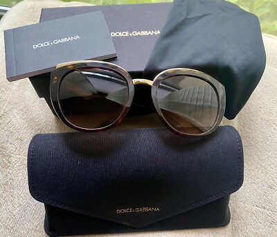 Dolce & Gabbana tortoise and gold sunglasses Dolce & Gabbana DG4502 33301A Oval Shiny Yellow Tortoise  main image 2