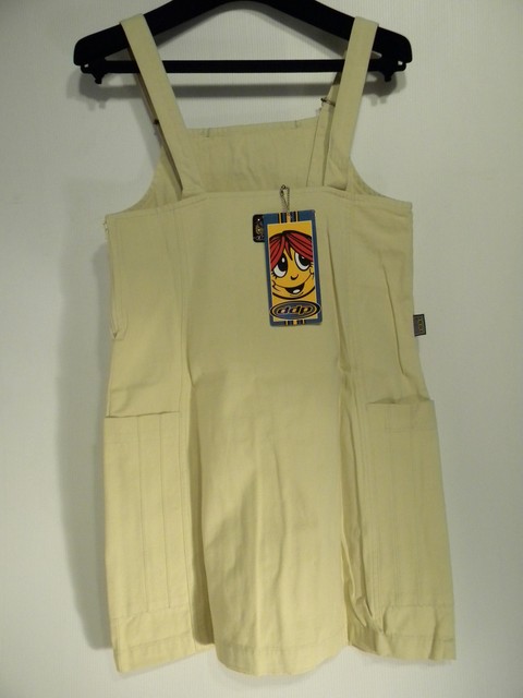 Robe Salopette Bretelle Jaune Sable DDP - Taille 12 Ans (150 Cm), Coton, Neuve Avec étiquette