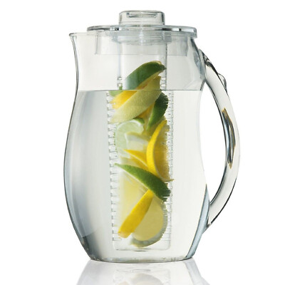 2,7L Wasser Saft Frisch Obst Aufguss Krug Kanne Kern Geschmack Infuser