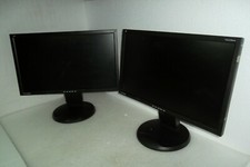 LOT-2 ViewSonic VG2228WM-LED 22" Monitor Speakers USB Hub 1080p DVI VGA VS14298