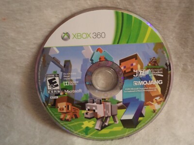 Microsoft Minecraft Xbox 360 Edition Disc Only Comes in Plain Case
