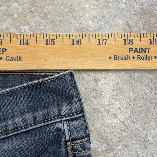 Levis Jeans Mens 32x30 Blue Pants 513 Slim Straight Cowboy Faded Denim Tag 32x32 - Picture 12 of 19