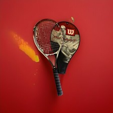 Wilson Strike Titanium Soft Shock Tennis Racquet Racket 4 1/2 Grip L4, W/Case