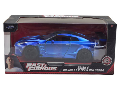 1:24ワイスピ  BRIAN'S Nissan GT-R R-35 Ben Jada Toys Fast & Furious 1:24 Scale Brian's Nissan GT-R (R35