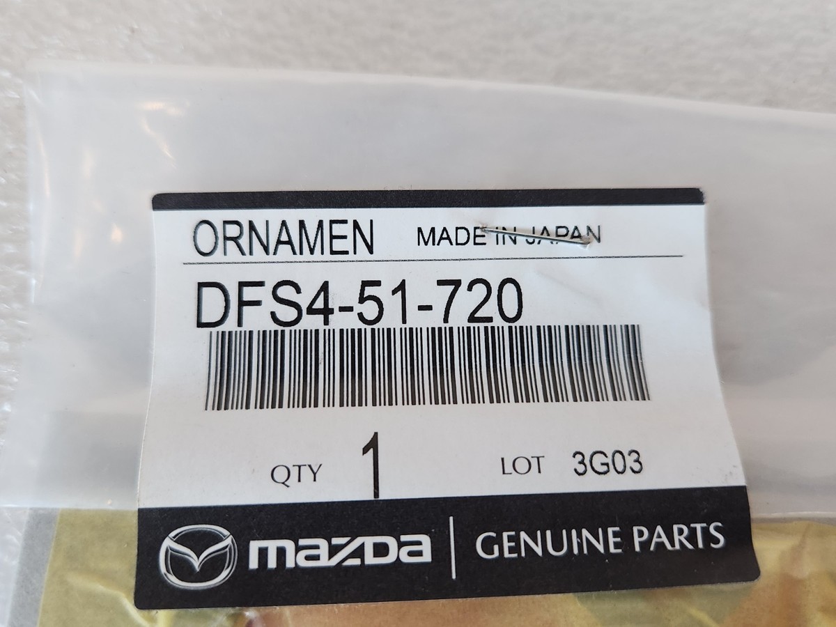 OEM Mazda Cx30 Ornament Car Name Hatch Emblem Nameplate Rear Dfs4