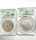 2023 s morgan & Peace dollar CAC MS70 First Delivery.