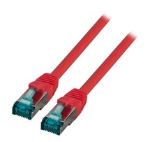 EFB RJ45 CABLE DE RED S/FTP, CAT.6A, LSZH, 0.5M, ROJO