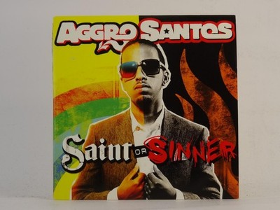 AGGRO SANTOS SAINT OR SINNER (E36) 2 Track Promo CD Single including Card Sleeve