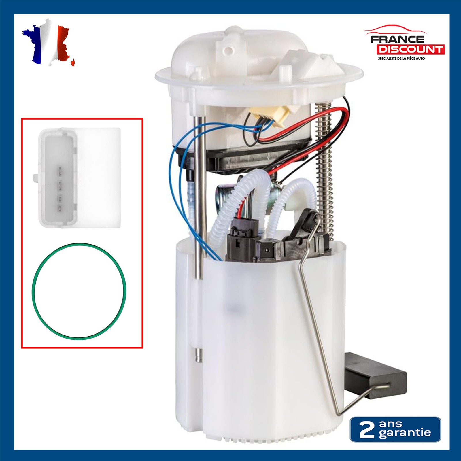 Pompe gavage carburant Fiat Panda 500C mecanisme injection essence 46798695 en plastique