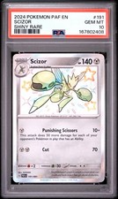 2024 POKEMON PAF EN-PALDEAN FATES SHINY RARE #191 SCIZOR PSA 10 on eBay