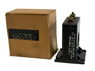 NEW E.I.L INSTRUMENTS 2-SFT-101 CURRENT TRANSFORMER 100:5 2SFT101
