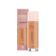 Full Coverage Foundation, Liquid Foundation - Deep 2- Tan Complexion W/Golden Un