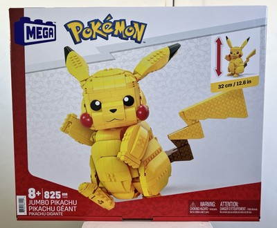 MEGA Pokémon Jumbo Pikachu Figure Building Set 825pcs 12.6 in