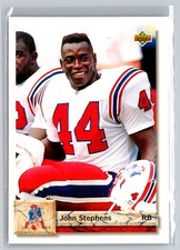 1992 Upper Deck #432 John Stephens New England Patriots