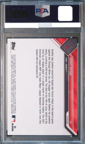 PSA10 Topps Now 2023 511 Monthly Home Run Record Update 14 Home Runs Shohei Ohta - Picture 4 of 4