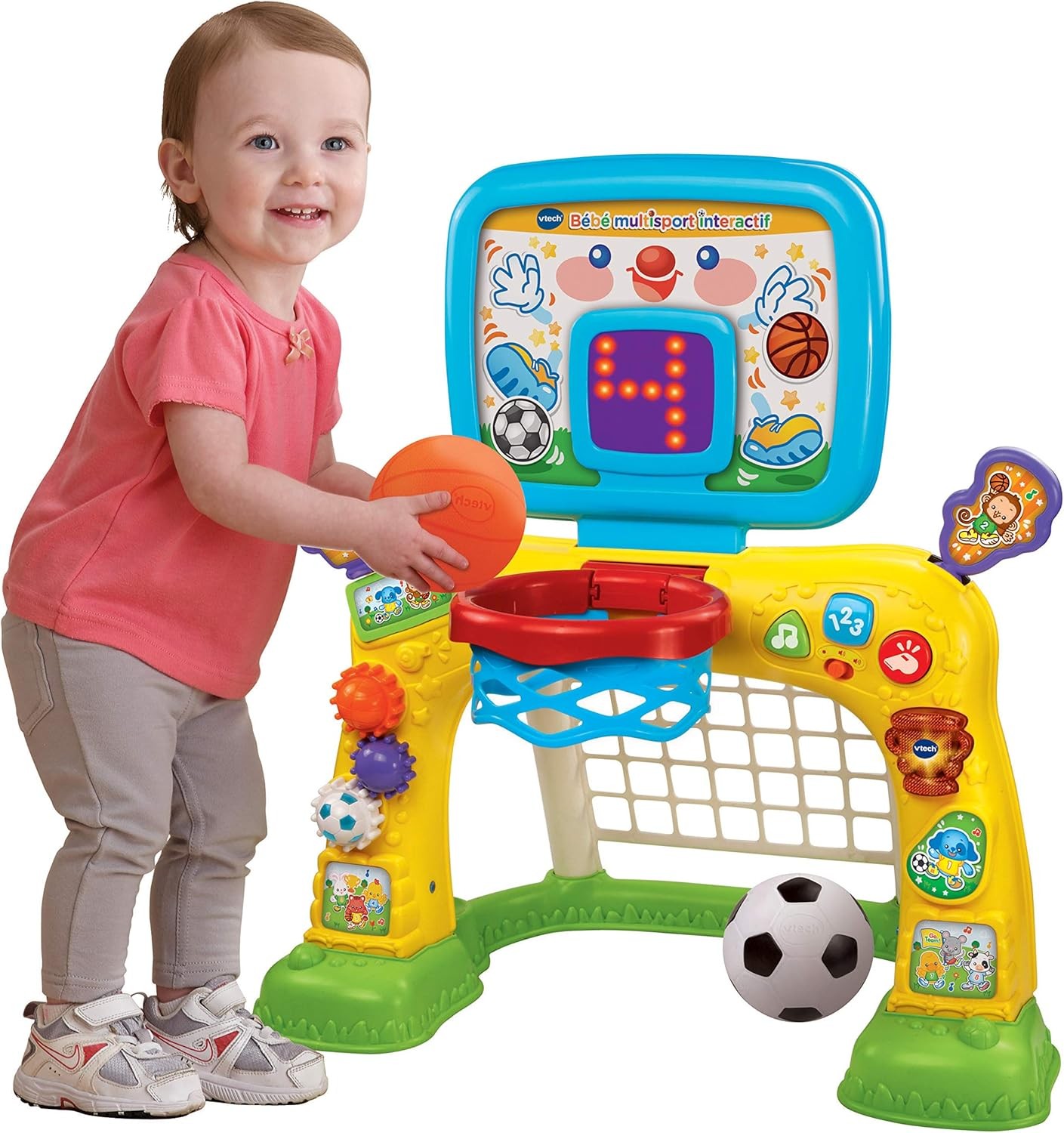 Structure de motricité VTech Bébé Multisport Interactif 2 en 1