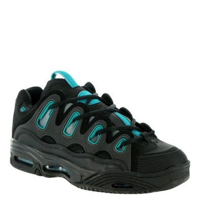 Osiris D3 2001 Black Teal 1141-2777 Men's Size 8 Medium