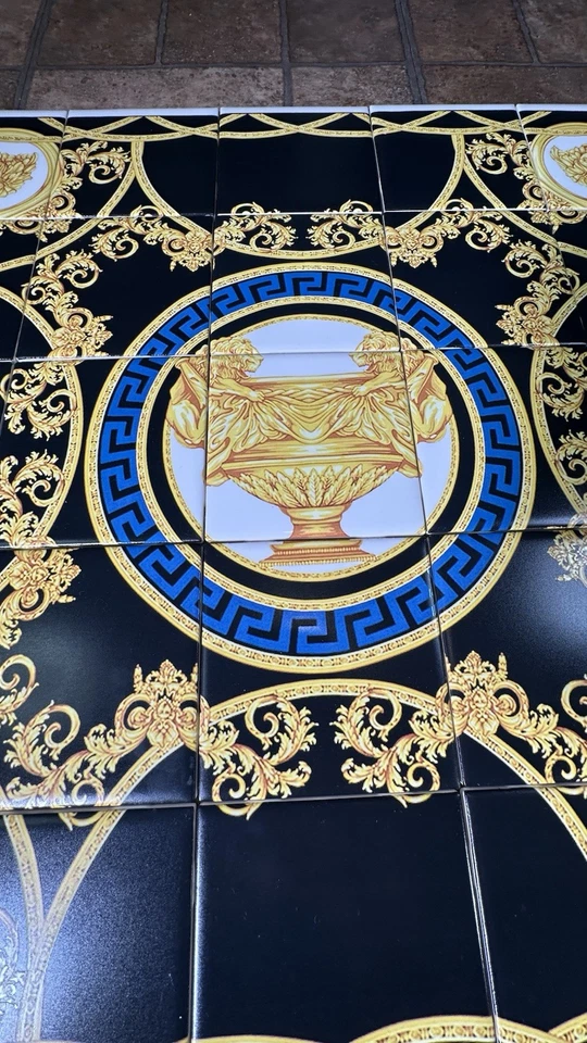 Ceramic Tile Mural VERSAGE SIZE 21.5” X 21.5” (25 PIECES)  Made USA - Image 2 of 4