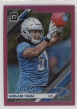 2019 Panini Donruss Optic Rookies Pink Prizm Jahlani Tavai #120 1q9