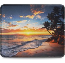 JIKIOU Mouse Pad with Non-Slip Rubber Base, 8.3L x 10.2W inches, Sunset