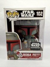 Funko Pop Star Wars 102 Boba Fett Smugglers Bounty Exclusive +protector