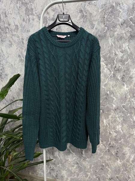 Women Board Angels Sweater Khaki Acrylic 44 / XXL