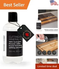 Odorless 8.5 oz Mineral Oil for Cutting Boards Wood Utensils - Made in USA