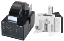 Refrigerator Starter Relay and Overload Protector Kit - QP2-4R7 4.7 Ohm 1 Pin