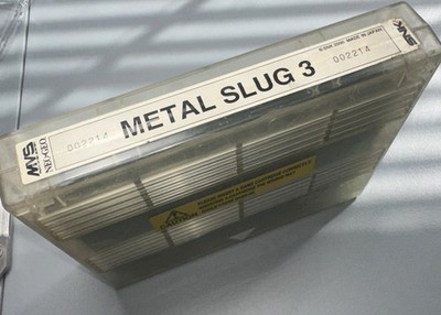 USA Metal Slug 3 SNK Cartridge Neo Geo MVS Clear Tested & working