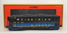 Lionel 6-27438 Norfolk Southern Heritage Virginian 3-Bay Hopper LN/Box