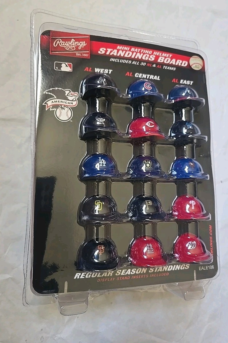 Rawlings MLB バッティングヘルメットスタンディングボード Rawlings MLB Mini Batting Helmets And Standings Boards for