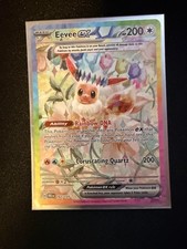 Pokemon Prismatic Evolutions Eevee ex 167/131 POSSIBLE 10 CONTENDER!!! on eBay