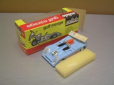 Solido #17 Gulf Mirage GR8 Le Mans Gulf made in France 1/43 scale MIB