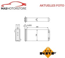 WÄRMETAUSCHER INNENRAUMHEIZUNG NRF 52220 A NEU OE QUALITÄT