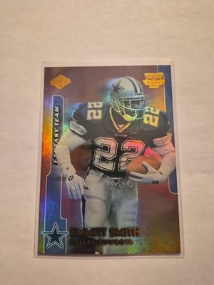 1999 EMMITT SMITH COLLECTOR'S EDGE FANTASY TEAM FOOTBALL CARD #FT9 COWBOYS