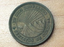 1954 Nicaragua 5 Centavos