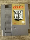 Nintendo NES The Legend of Zelda Grey Cartridge & Dust Cover! Very Clean Nice!