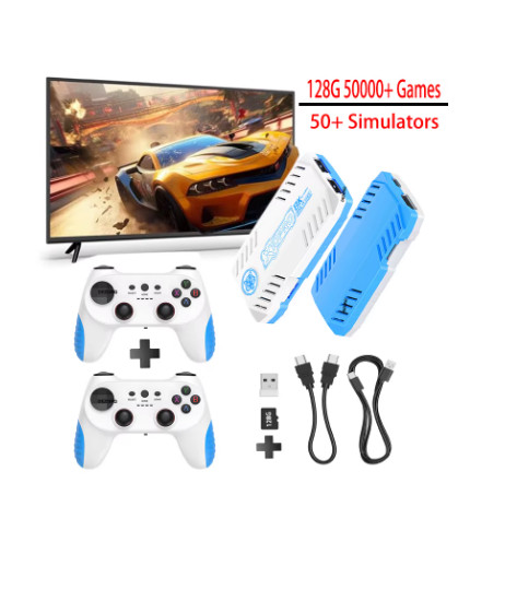 Retro X10 PRO Game Stick 4K HD TV Console Dual Controllers Games