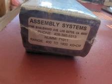 Assembly Systems Tohnichi Torque Wrench NUMMI # 71011  Range 400-1800 KG-CM