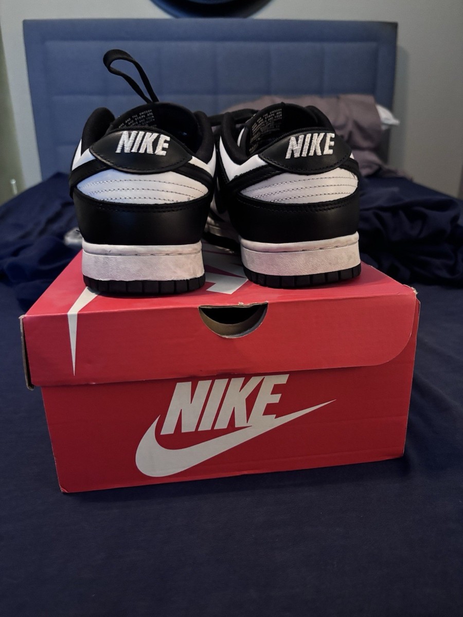 Nike Dunk Low Retro Coconut Milk Black/White Low Top Lace-Up Leather DJ6188-100 View 2